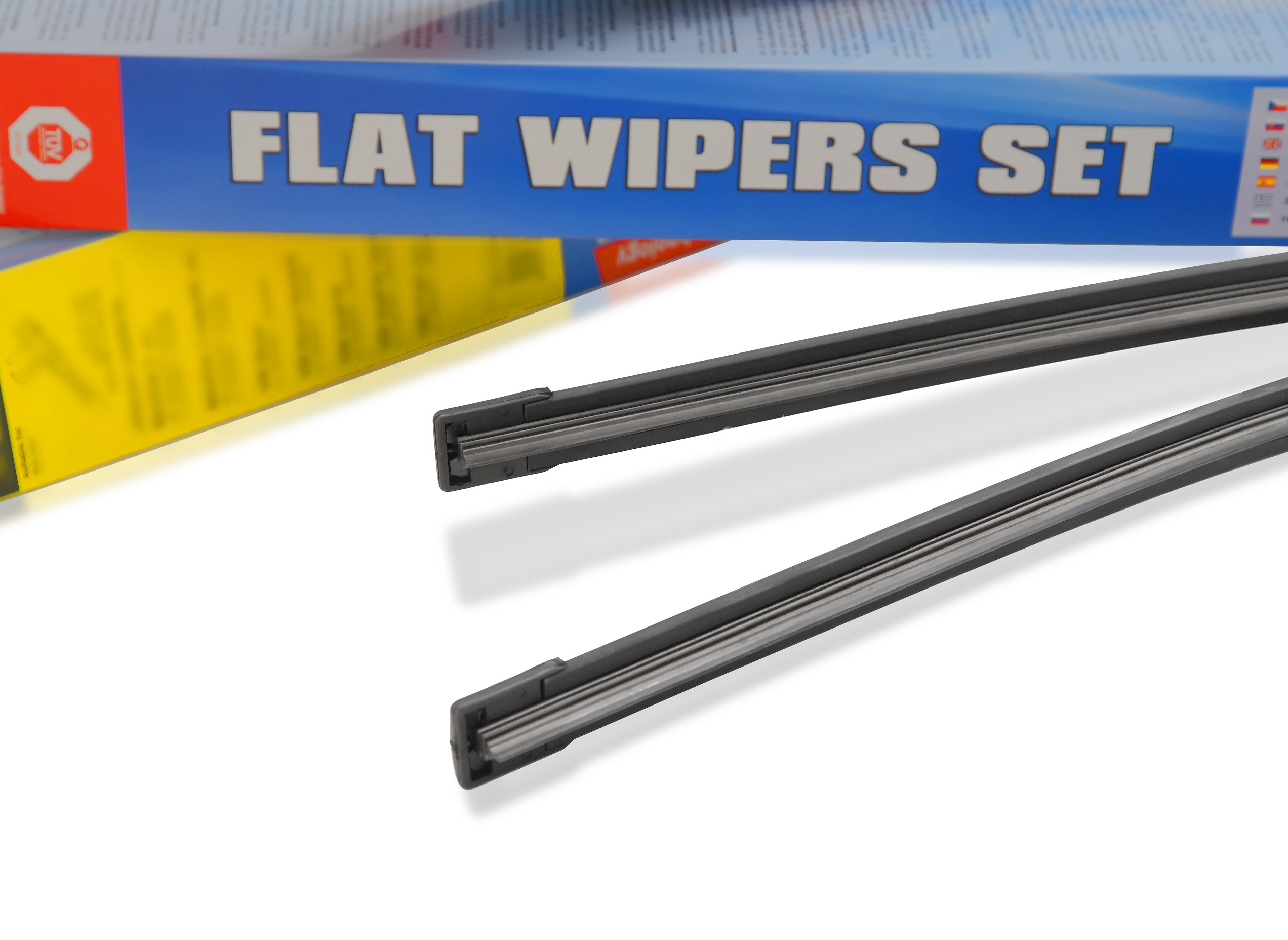 Stěrače FLAT SET (HOOK) 660+330mm, 10458