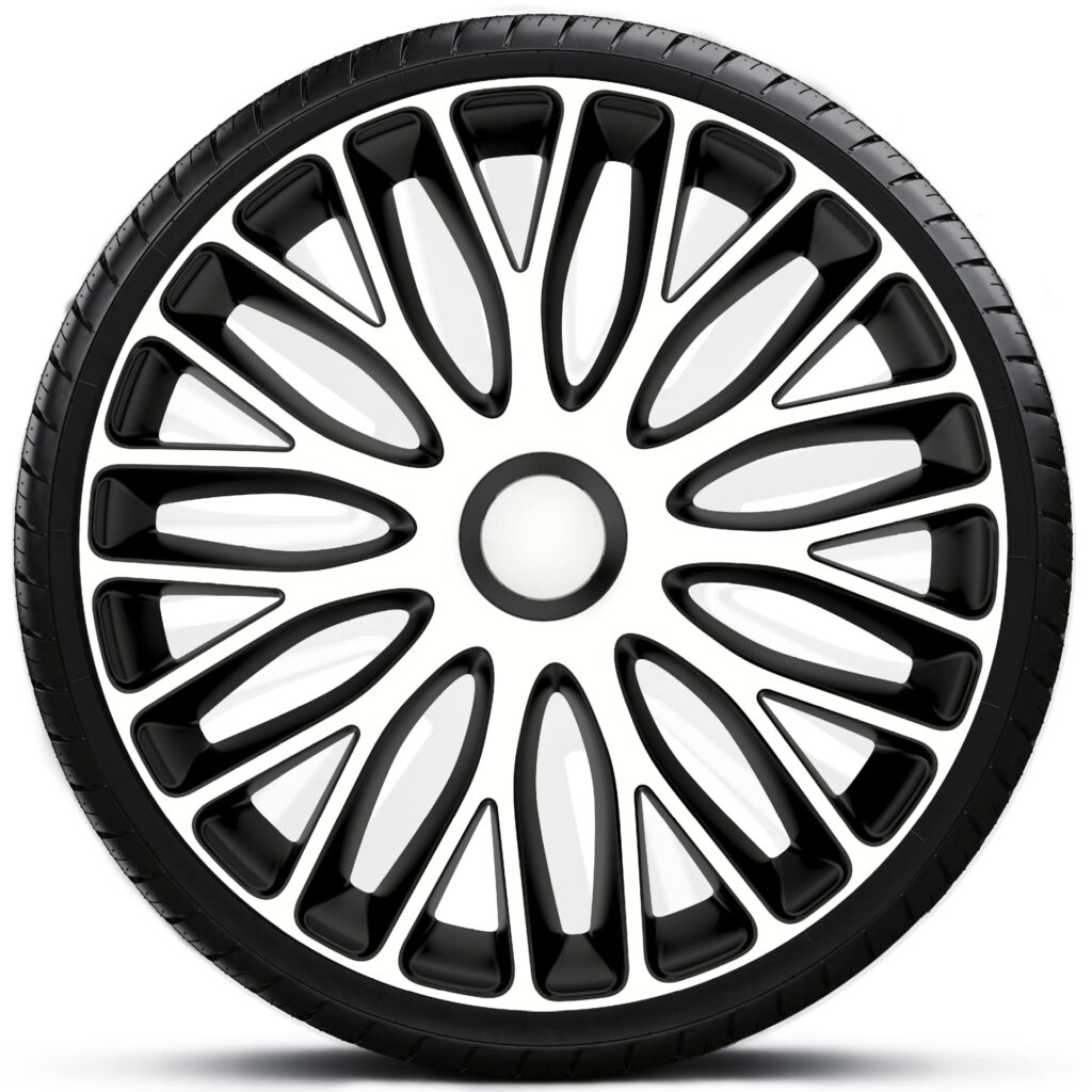 Poklice 17" MUGELLO WHITE BLACK