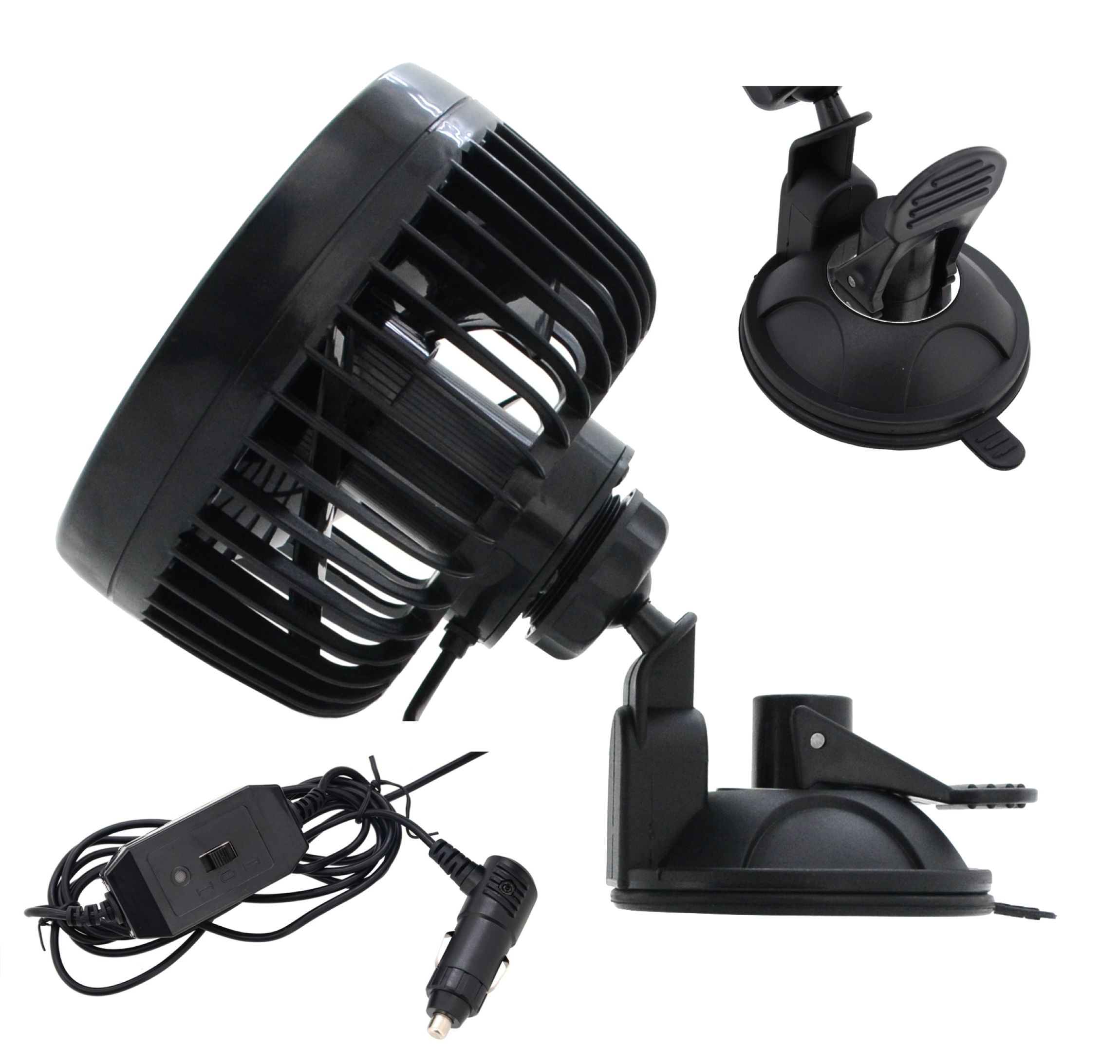 Ventilátor MITCHELL 150mm 12V na přísavku, 61008