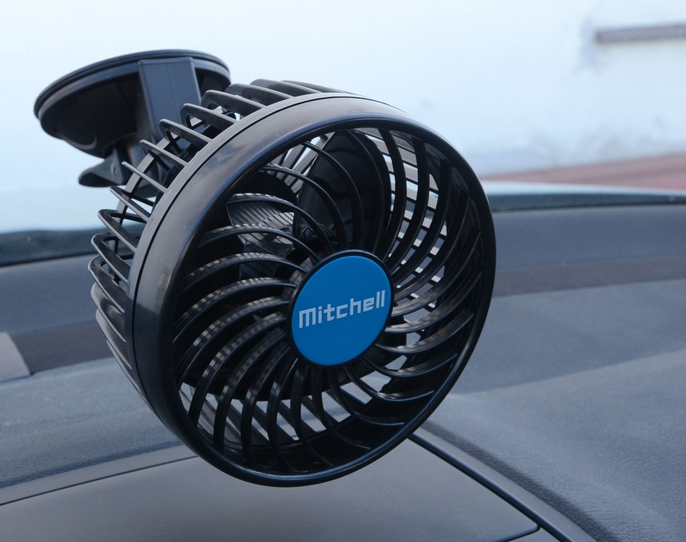 Ventilátor MITCHELL 150mm 12V na přísavku, 61008