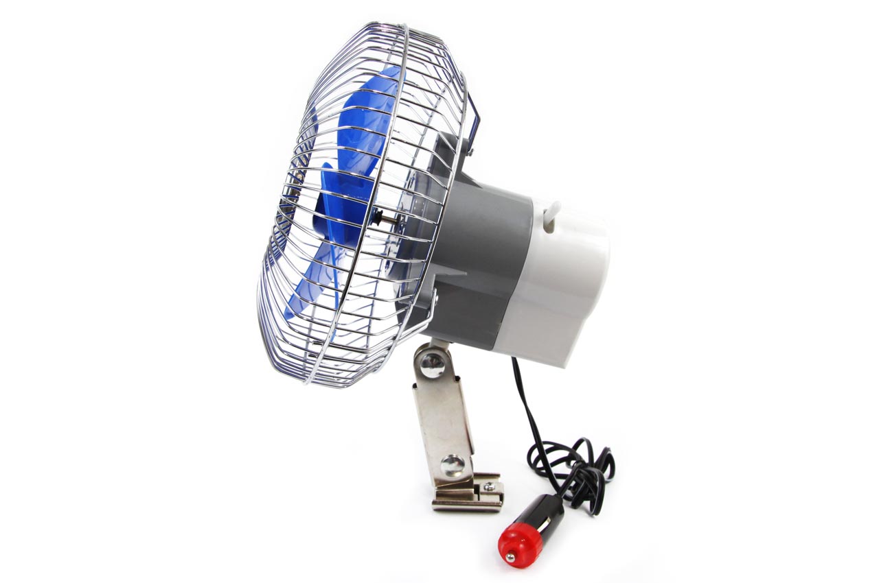 Ventilátor 12V kovový pr.17cm s montáží na šroub, 52868