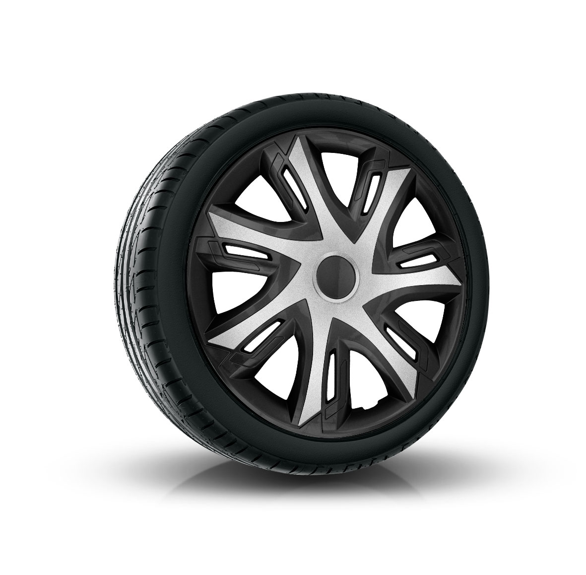 Poklice 16" N-POWER BICOLOR SILVER BLACK