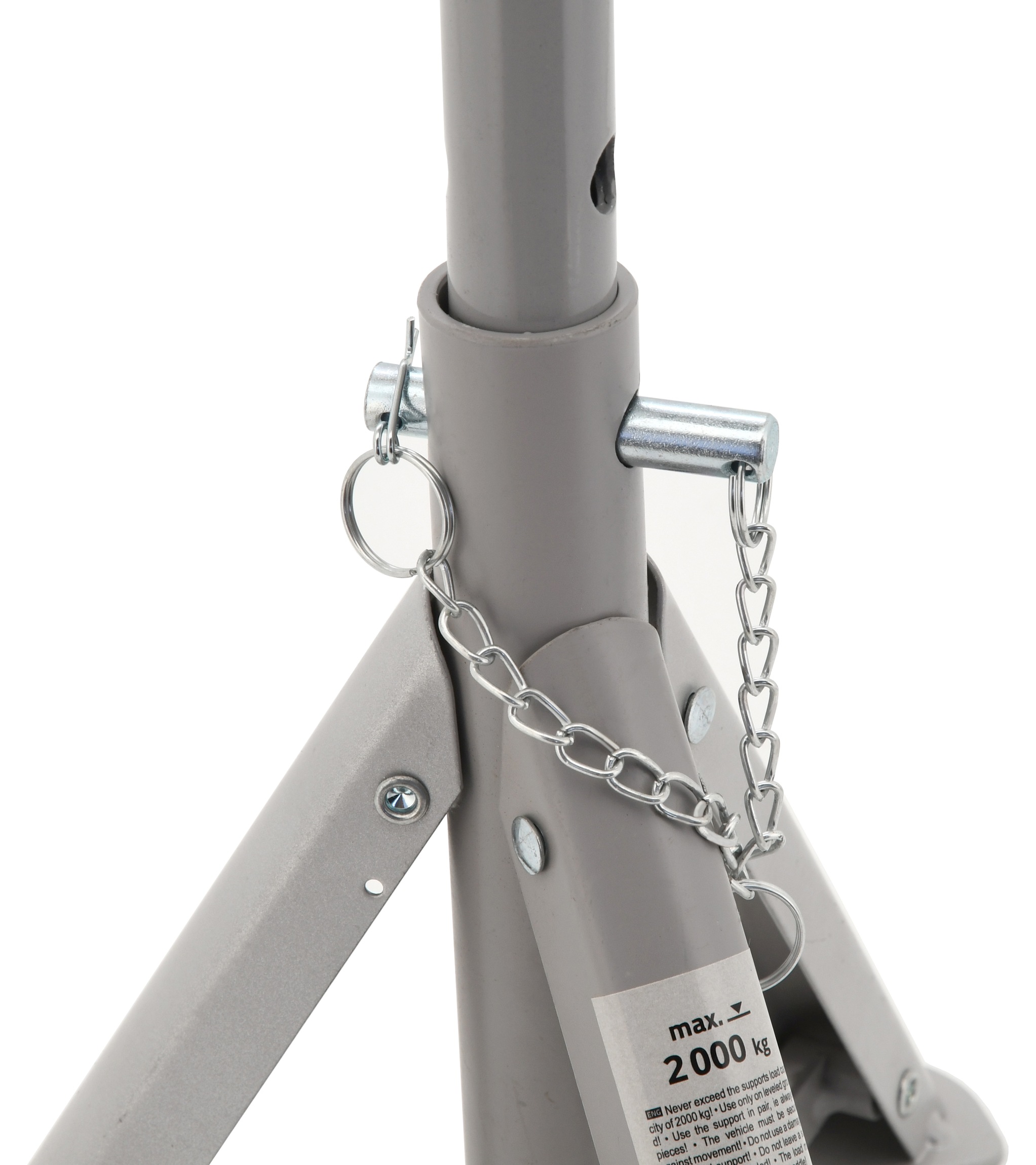 Podpěra 2000kg 270-370mm 2ks skládací TÜV/GS, 09254