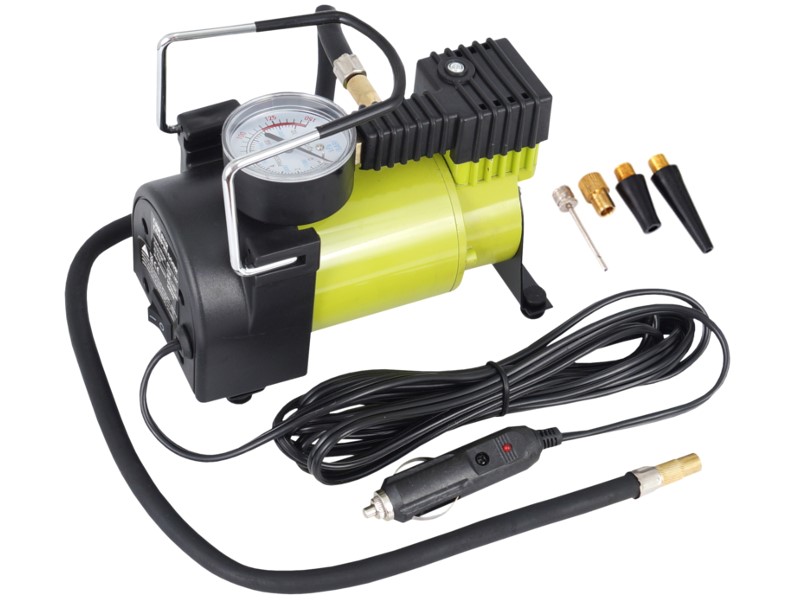 Kompresor kovový 12V, 11 BAR, s adaptéry a taškou, 58004