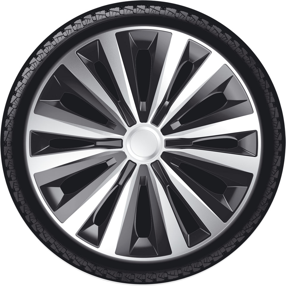 Poklice 15" MULTI SILVER BLACK