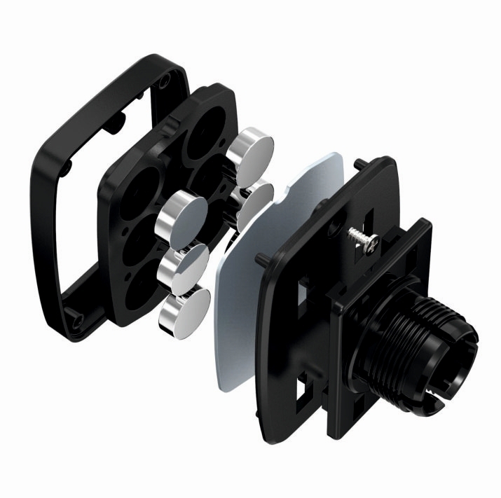 Magnetický držák mobilu do auta na husí krk SWISSTEN S-GRIP M5-HK, 45459