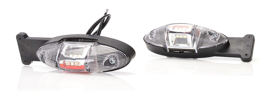 Sdružené obrysové přední světlo, boční poziční světlo, 12V-24V, LED, W104