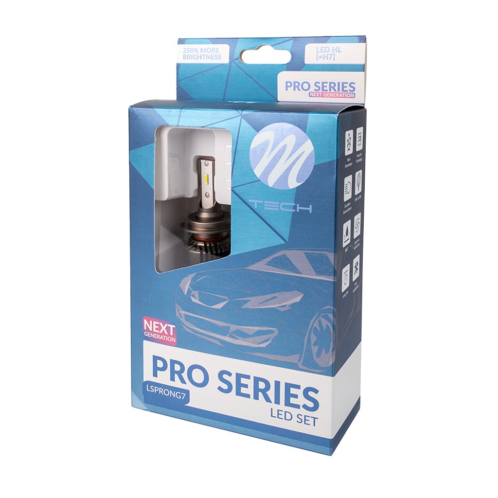 Autožárovky LED SET M-TECH LSPRONG7 Pro Next Generation H7, 55313