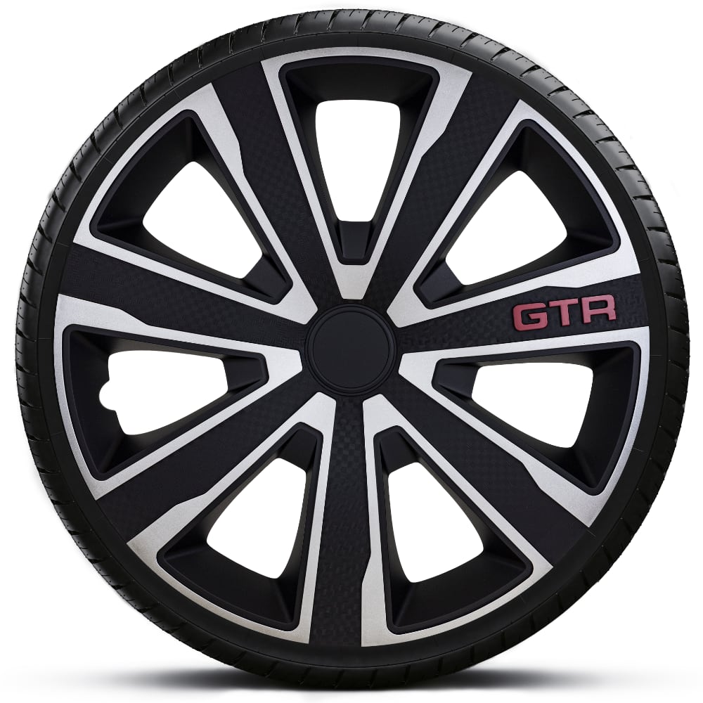 Poklice 14" GTR CARBON SILVER/BLACK
