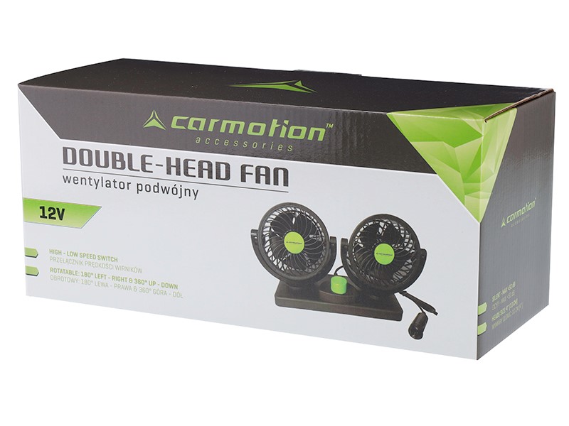Ventilátor otáčecí 24V/8W pr.2x10cm na podložce 86342
