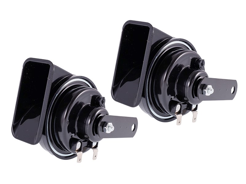 Klakson 2-tónový šnek, 118dB, prům. 85mm rovný, 58600