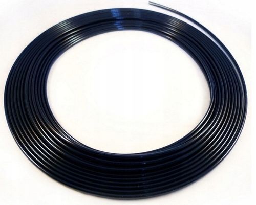 Lemovka černá lesklá 8x6mm, 15m na hranu dveří 87594