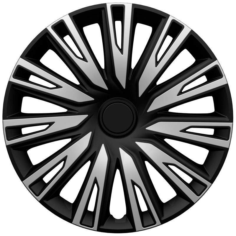 Poklice na kola, kryty kol 14" COPRA SILVER BLACK
