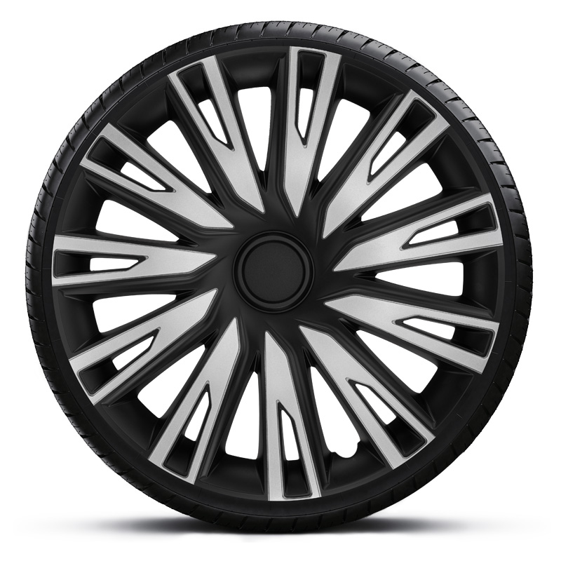 Poklice 14" COPRA SILVER BLACK
