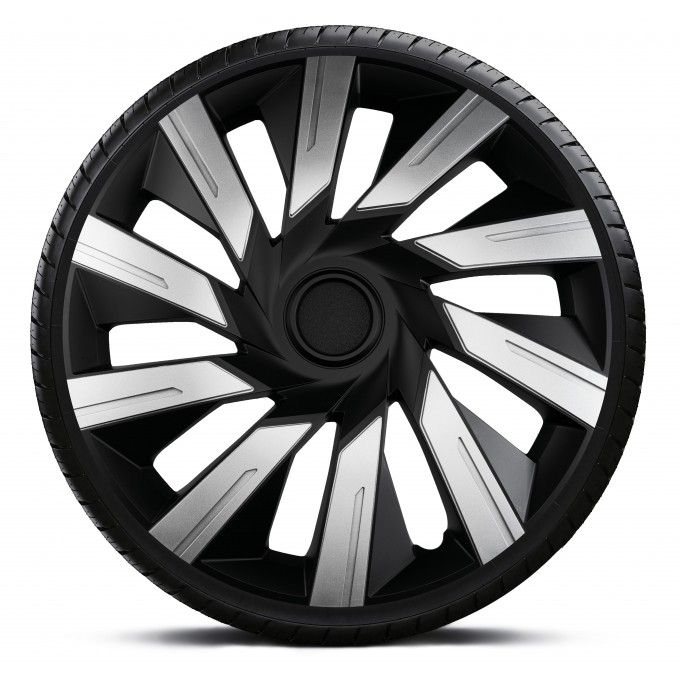 Poklice 16" TECNA SILVER BLACK