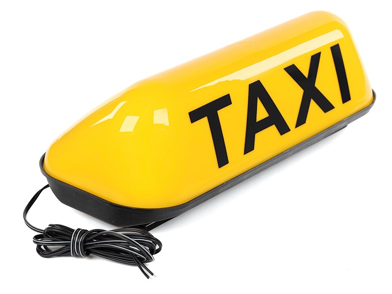 Led svítilna TAXI, žlutá, 86861