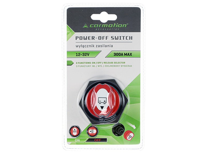 Odpojovač autobaterie, 12/32V, 300A MAX, 3 funkce, 83025