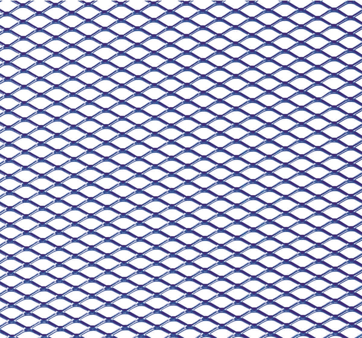 Hliníková mřížka (Tahokov) rozměr 1000x250 mm, AL 08 modrý VO