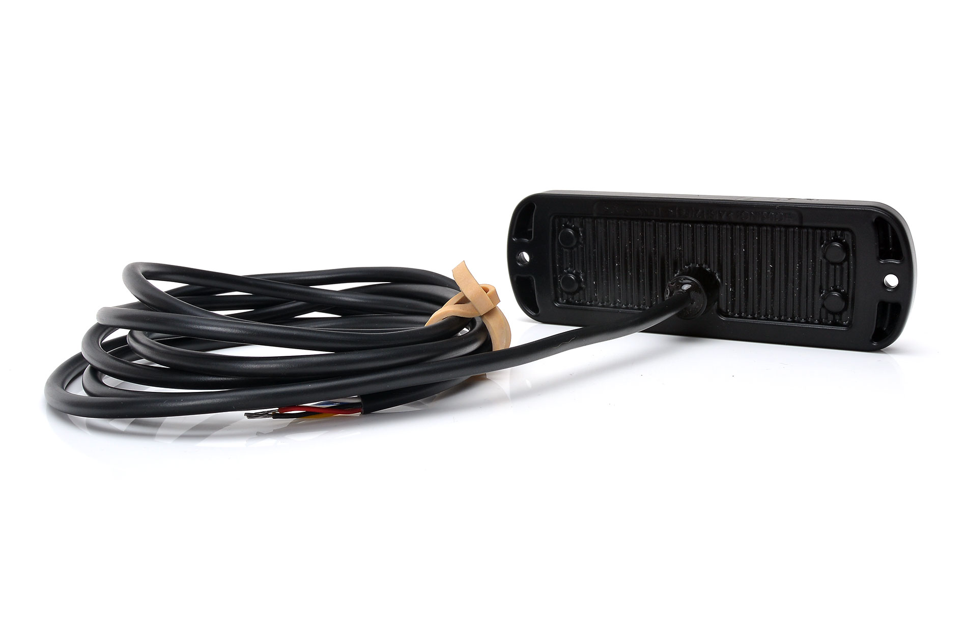 Výstražná světla, barvá žlutá 12-24V, jeden program, žlutý kryt, W 218