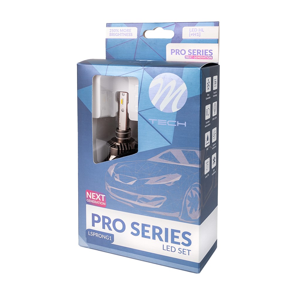 Autožárovky LED SET M-TECH LSPRONG1 Pro Next Generation H1, 55305