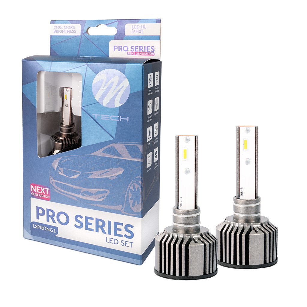 Autožárovky LED SET M-TECH LSPRONG1 Pro Next Generation H1, 55305