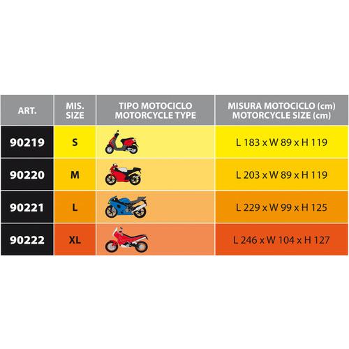 Plachta na motorku vel. M, VENTURA, 90220