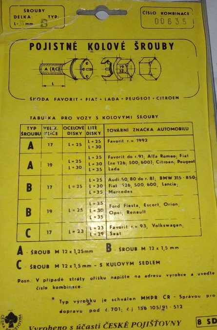 B17/35 pojistné šrouby FINAL