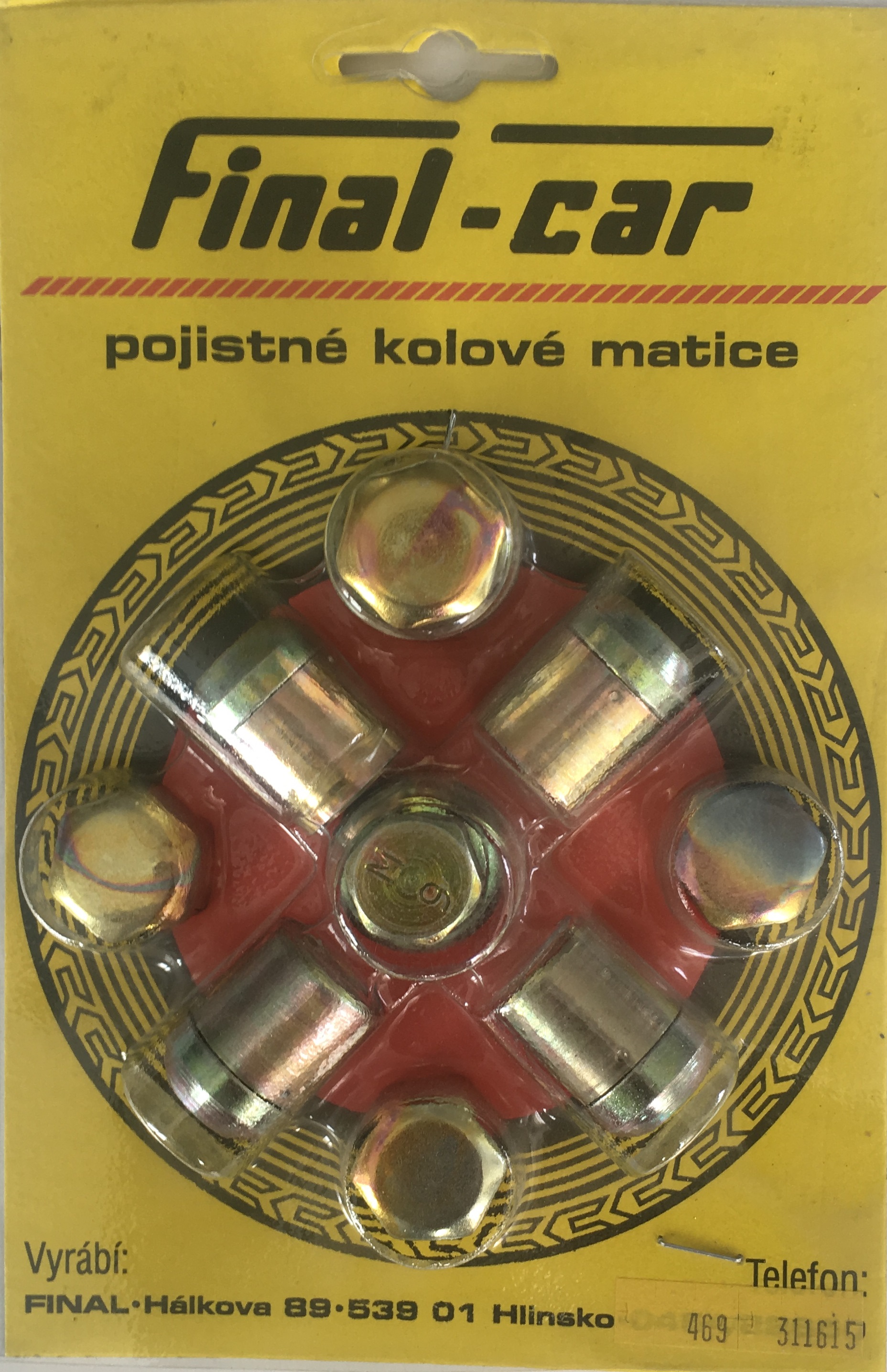 MA 17 pojistné kolové matice