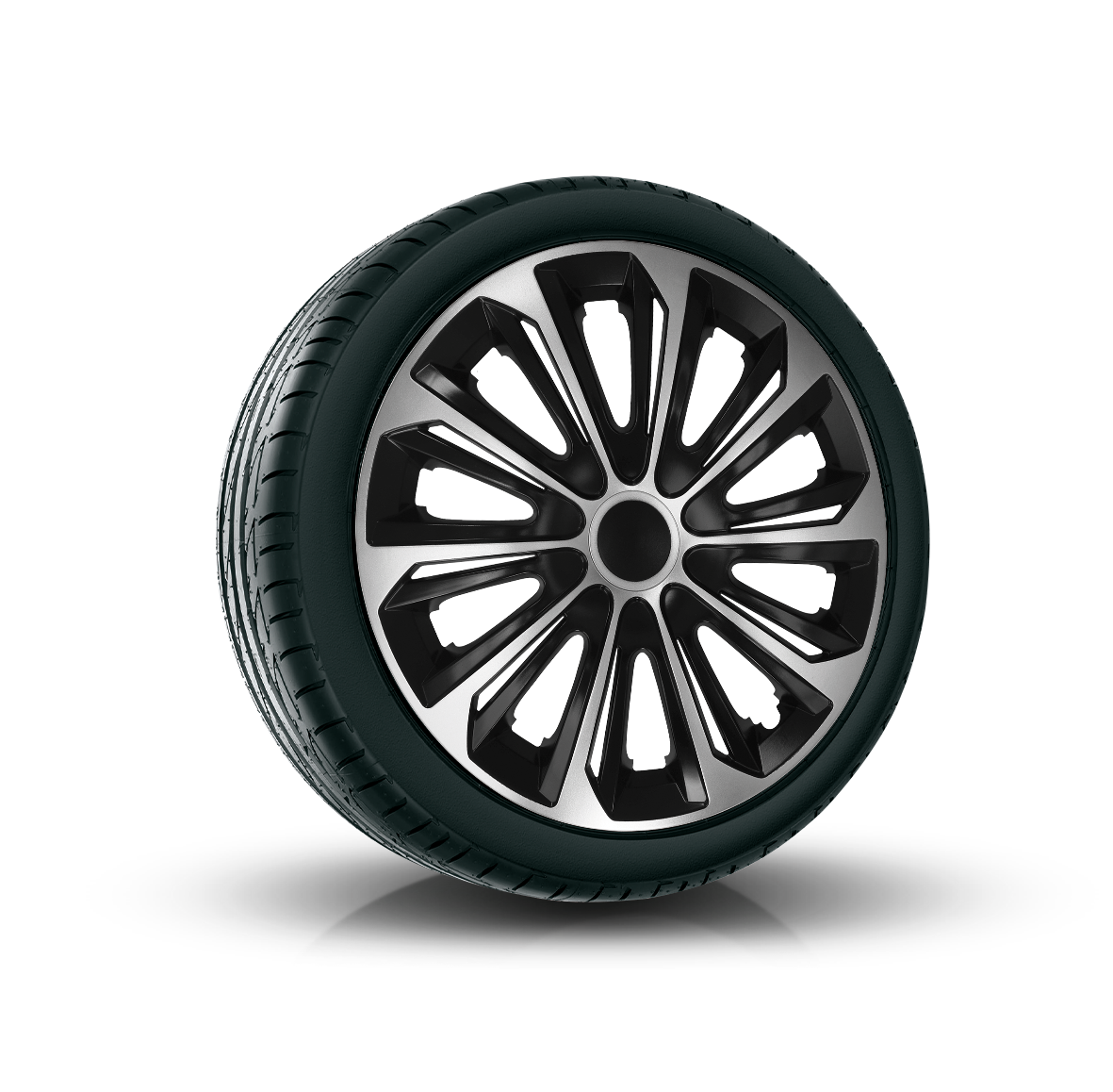 Poklice 14" STRONG DUO SILVER/BLACK