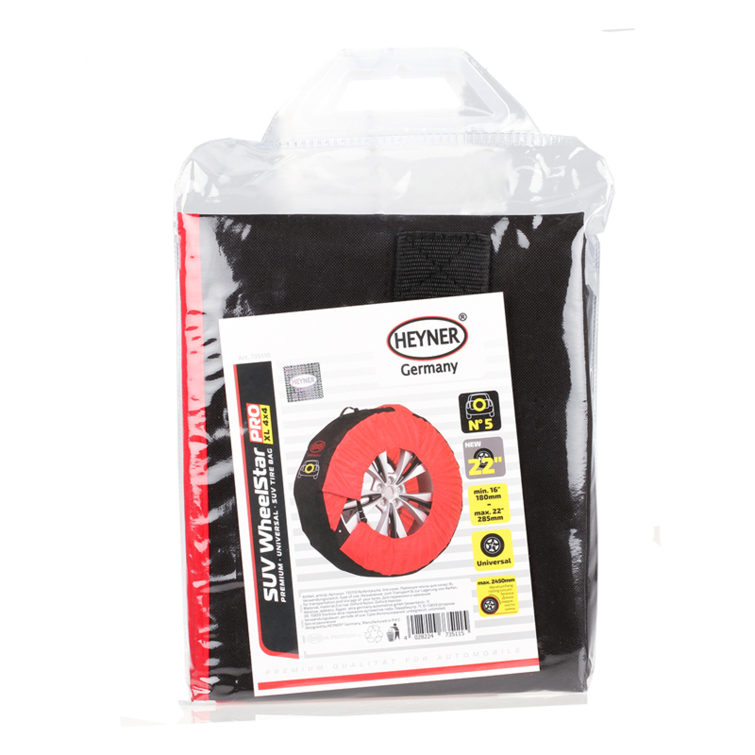 Obal na pneumatiku 16" - 22" HEYNER SUV WheelStar PRO, 1 ks, 735110