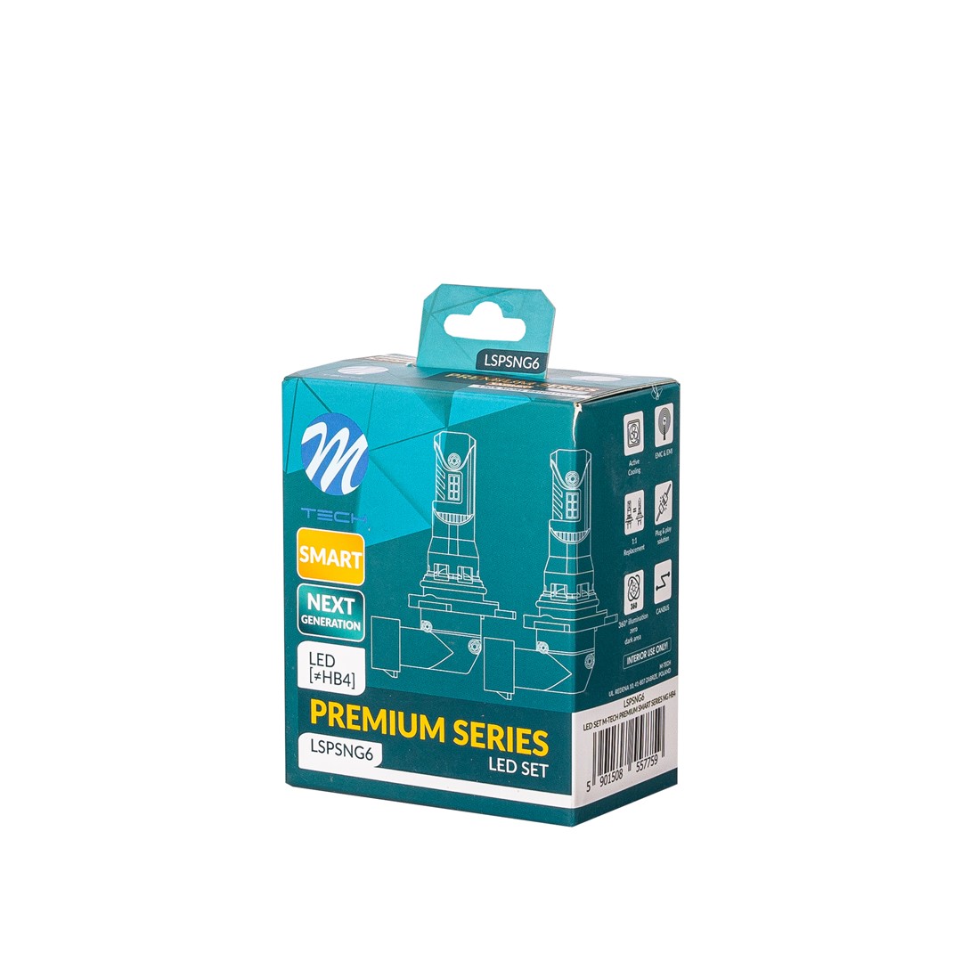 Autožárovky LED SET M-TECH PRO SMART SERIES HB4, LSPSNG6 55775