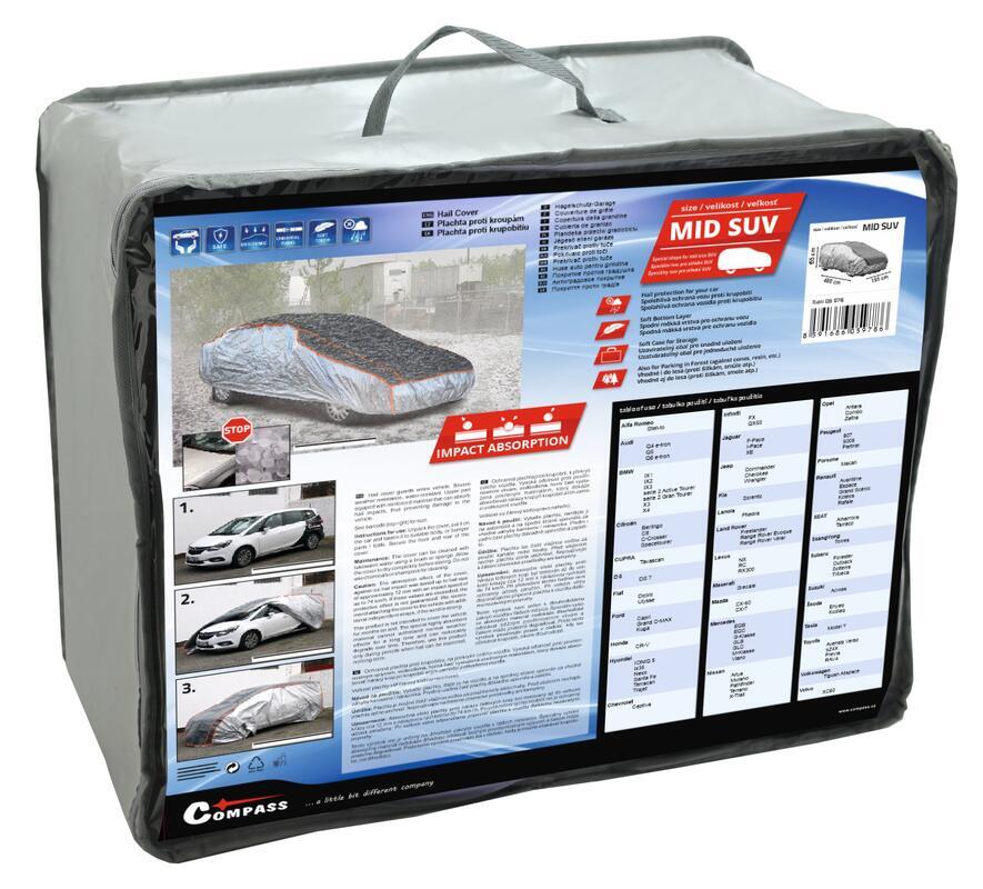 Ochranná plachta proti kroupám MID SUV 480x195x155cm, 05978