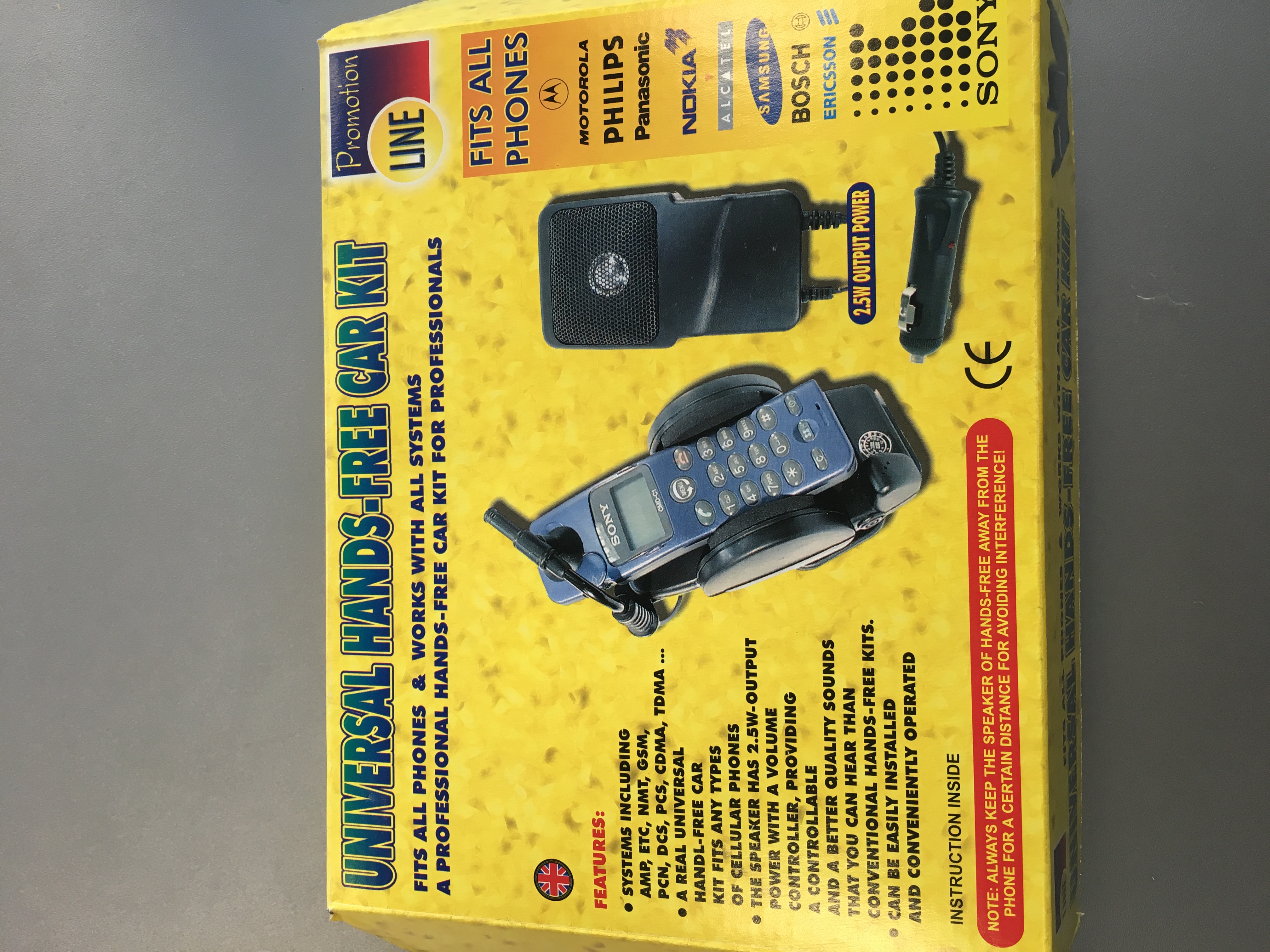 Souprava pro hlasitý odposlech, Hands-FREE UNI, 20001