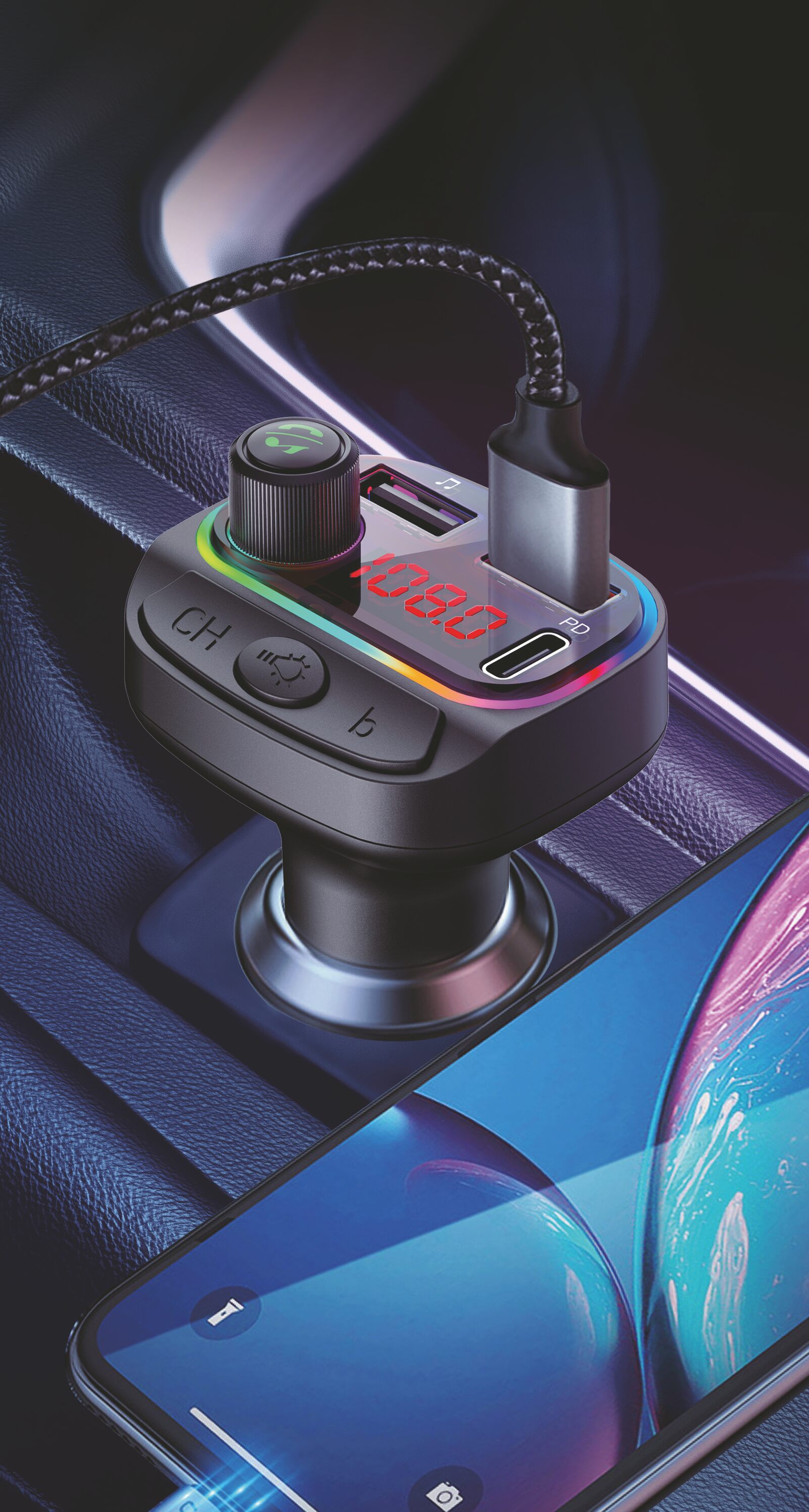 FM modulátor RGB SWISSTEN, 49117