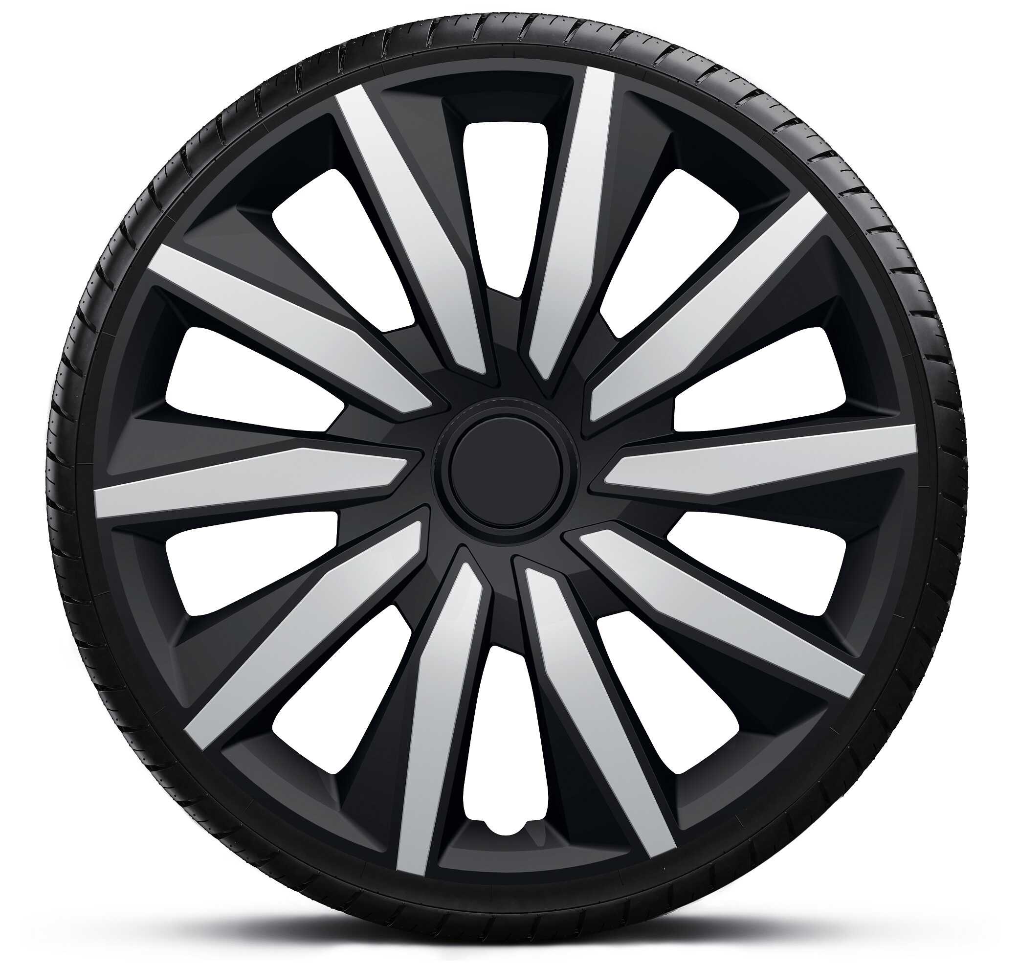 Poklice 14" DECENTE SILVER BLACK