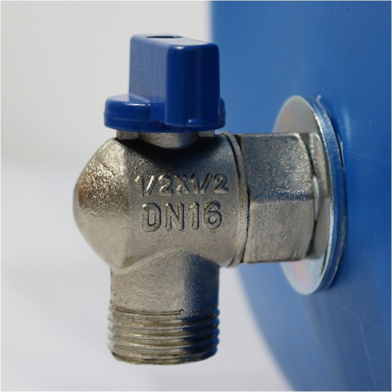 Kanystr plastový na vodu MODRÝ 10l s kovovým kohoutkem spodním, 10544