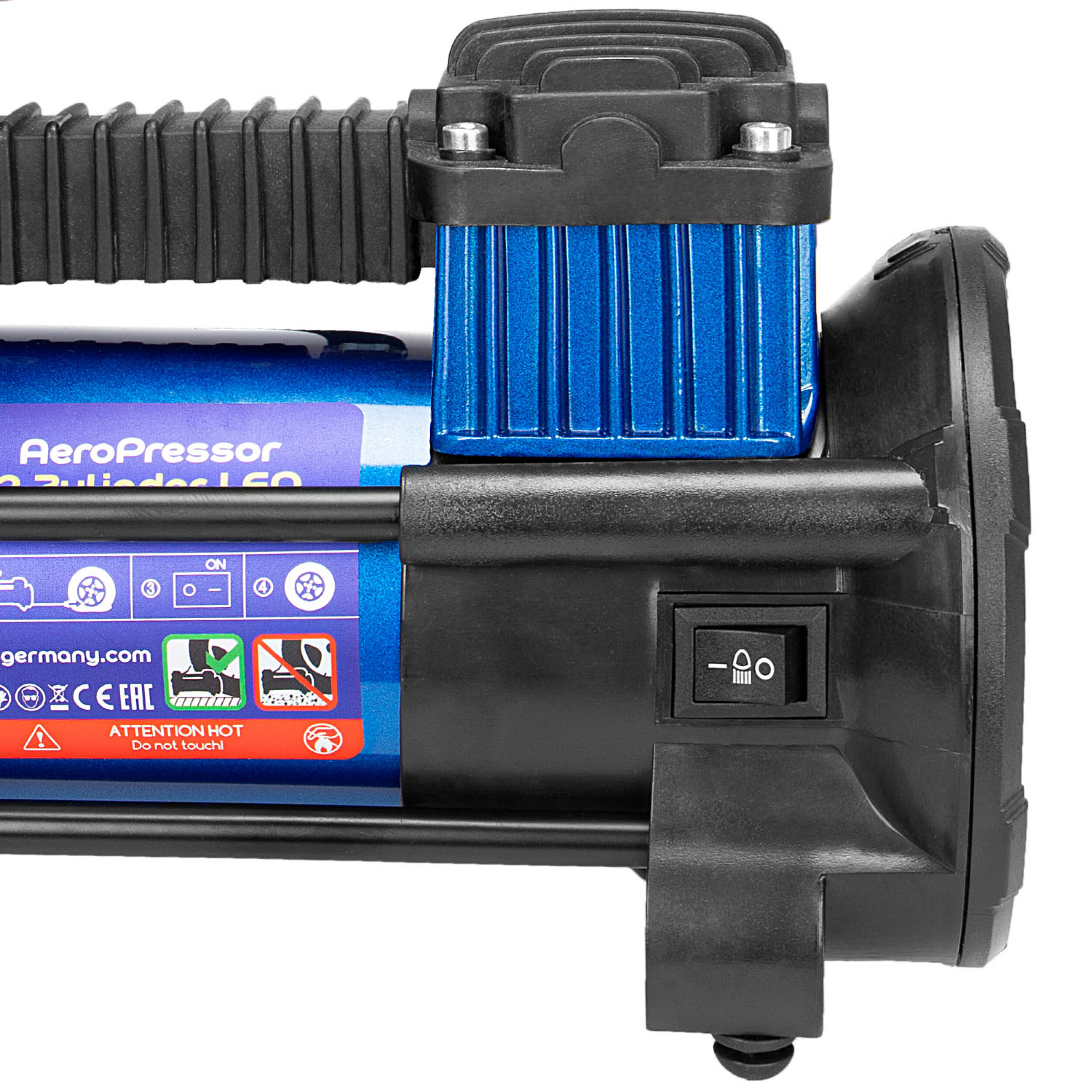 Kompresor Alca 12V 10 Bar dvouválcový AeroPressor s LED osvětlením, 227100