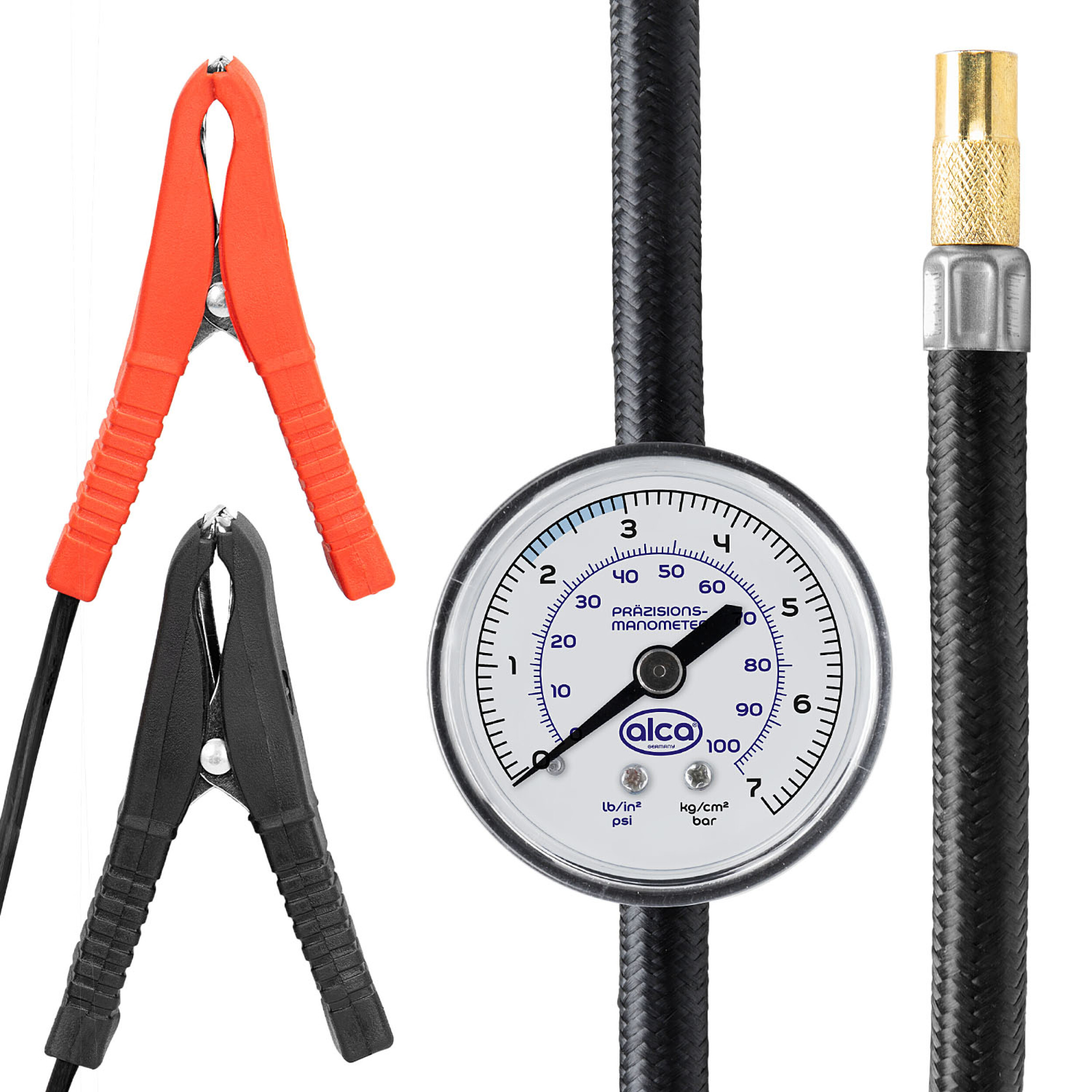 Kompresor Alca 12V 10 Bar dvouválcový AeroPressor s LED osvětlením, 227100