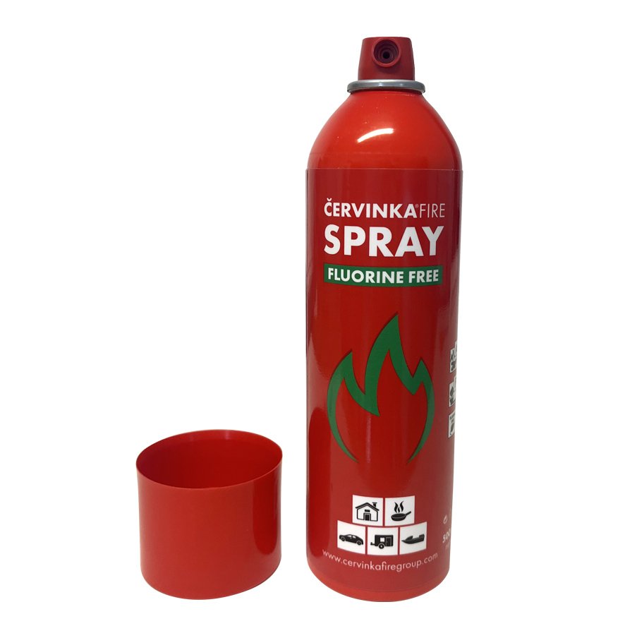 Hasicí sprej ČERVINKA s bezfluorovým hasivem 500ml