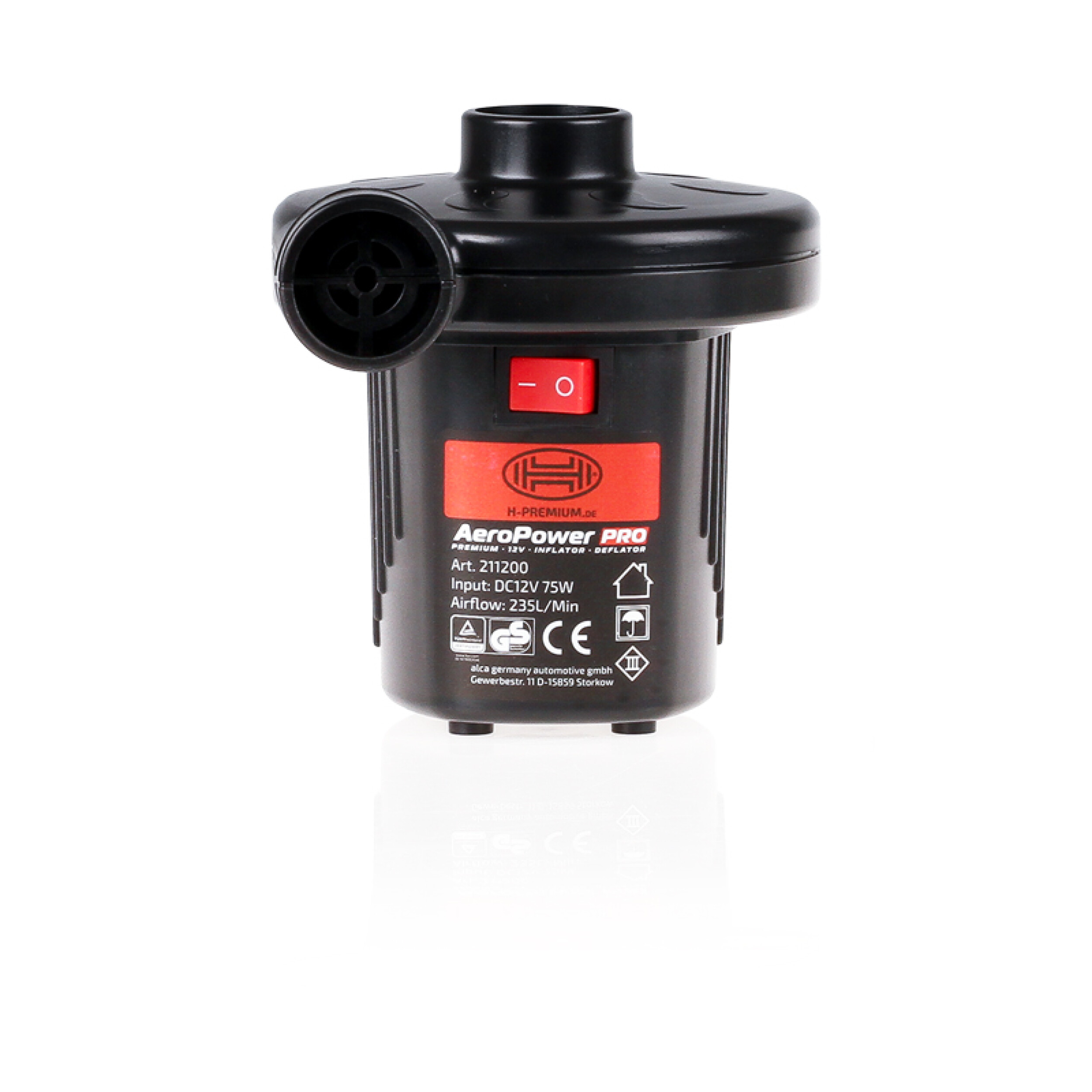 Kompresor na kempování 12V/230V, 75W Heyner AeroPower Pro, 211200