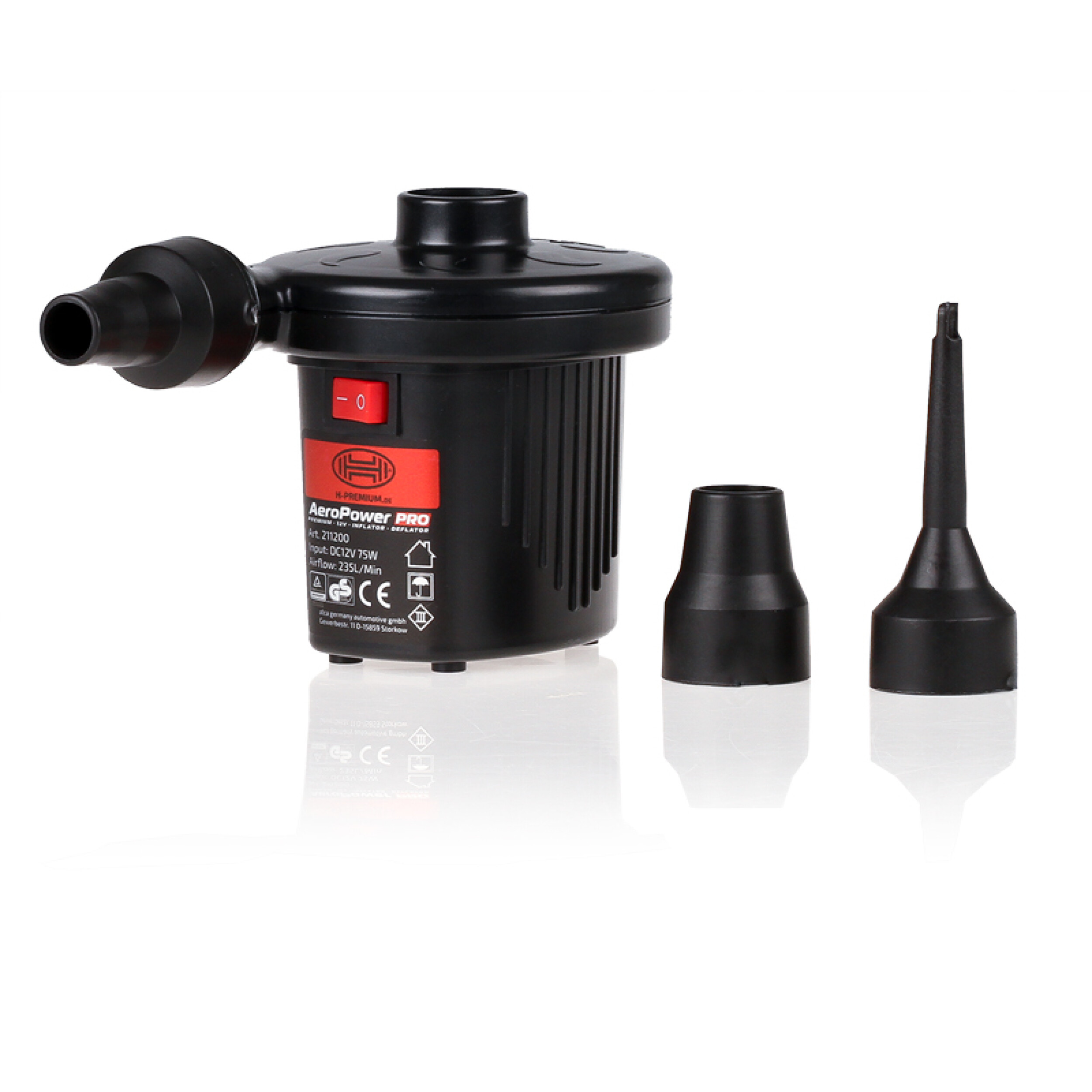 Kompresor na kempování 12V/230V, 75W Heyner AeroPower Pro, 211200