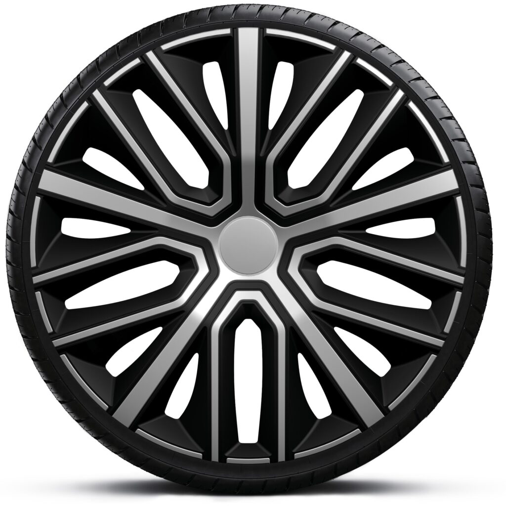 Poklice 14" SINUS SILVER BLACK
