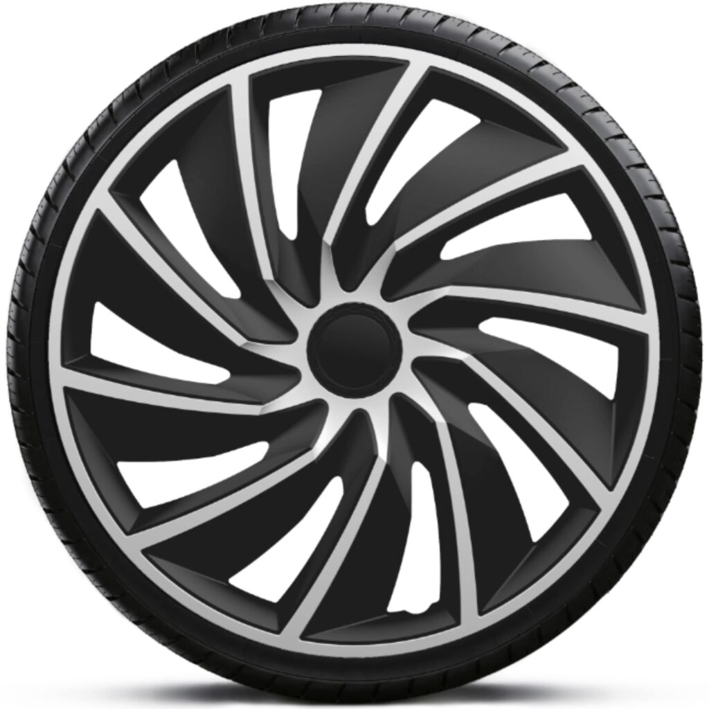 Poklice 18" TURBO SILVER BLACK