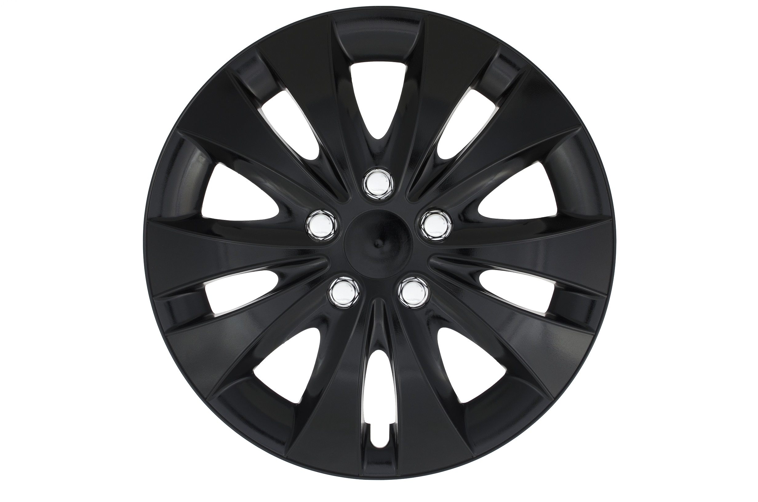 Poklice na kola auta 15" STORM CHROM BLACK