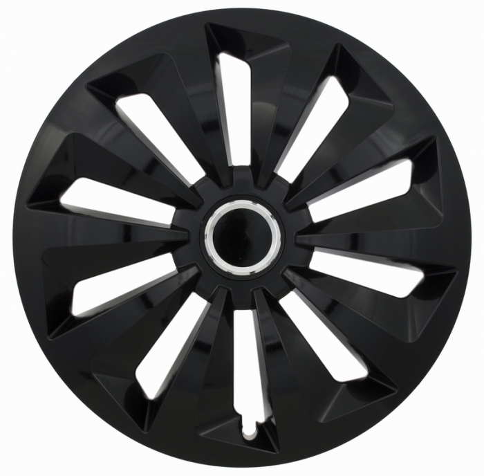 Poklice na kola auta 15" FOX RING BLACK