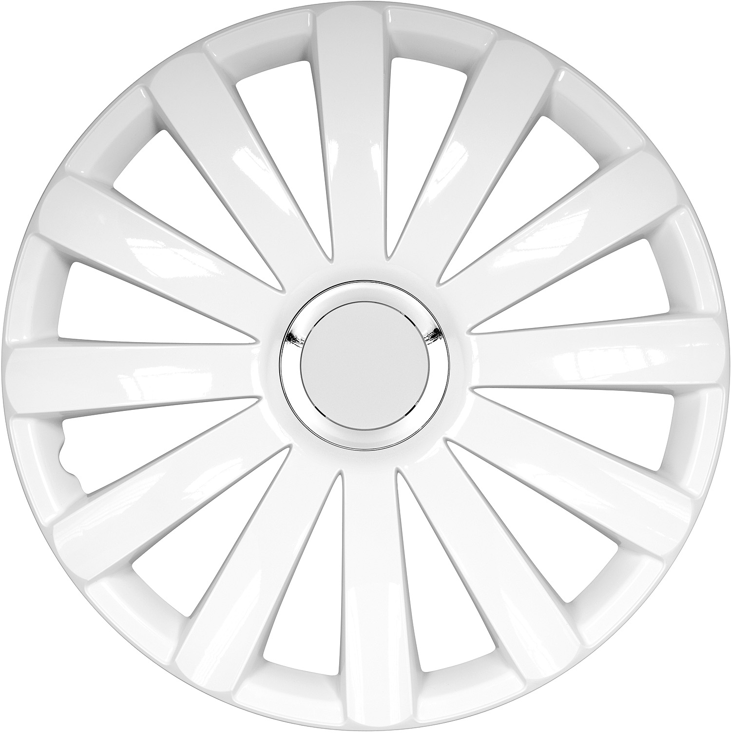 Poklice na kola, kryty kol 15" SPYDER PRO bílé