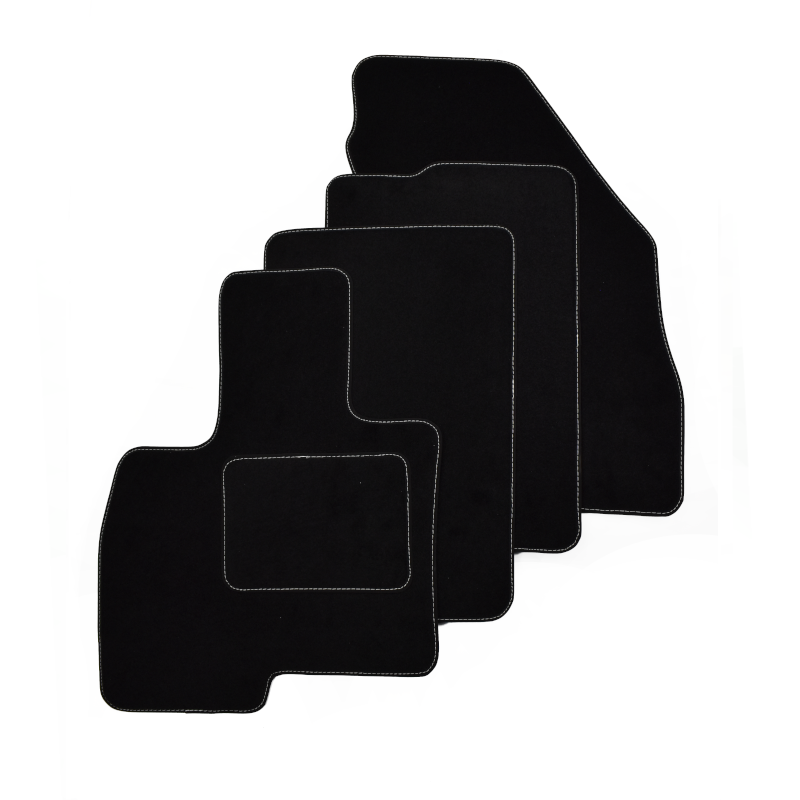 Textilní autokoberce Jaecoo 7 2023-, bílé prošití