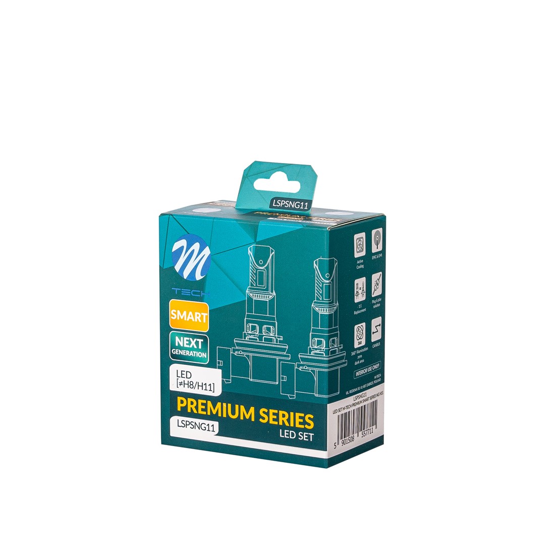 LED SET M-TECH H11, LSMR SERIES, UNECE R37 HOMOLOGACE , 56585