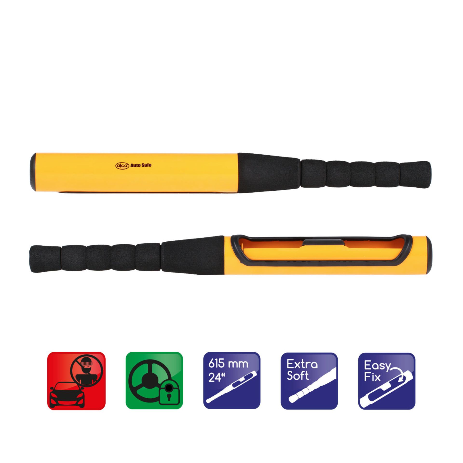 Zámek volantu alca AutoSafe Drive Blocker Baseball, 303000