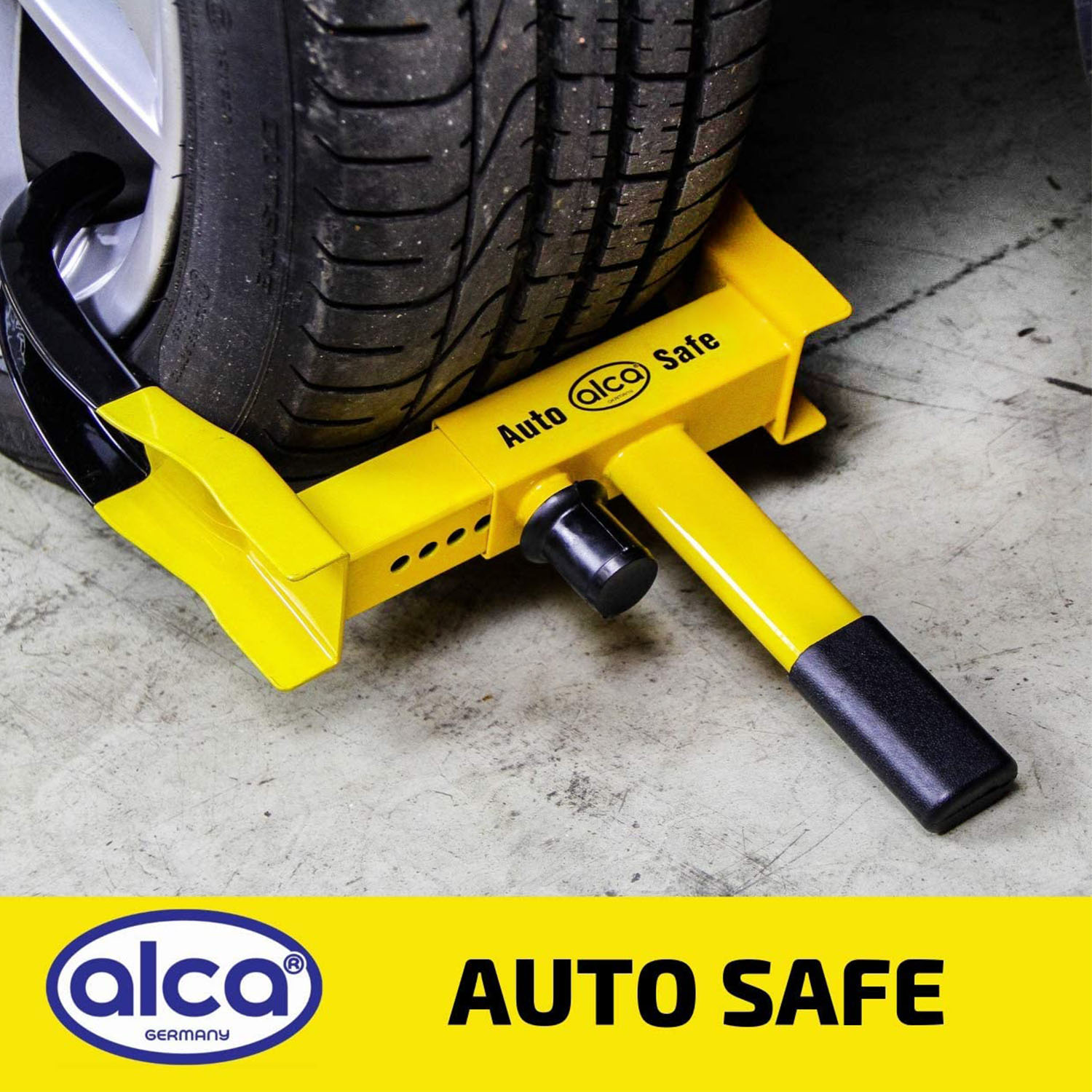 Zámek - botička na kolo automobilu AutoSafe PowerBlock - Alca Germany v kartonu, 306010